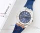 Replica 41mm Audemars Piguet 15400 Blue Rubber Strap Royal Oak Watch (1)_th.jpg